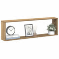 Würfel-Wandregale 2 Stk. Artisan-Eiche 100x15x30 Holzwerkstoff
