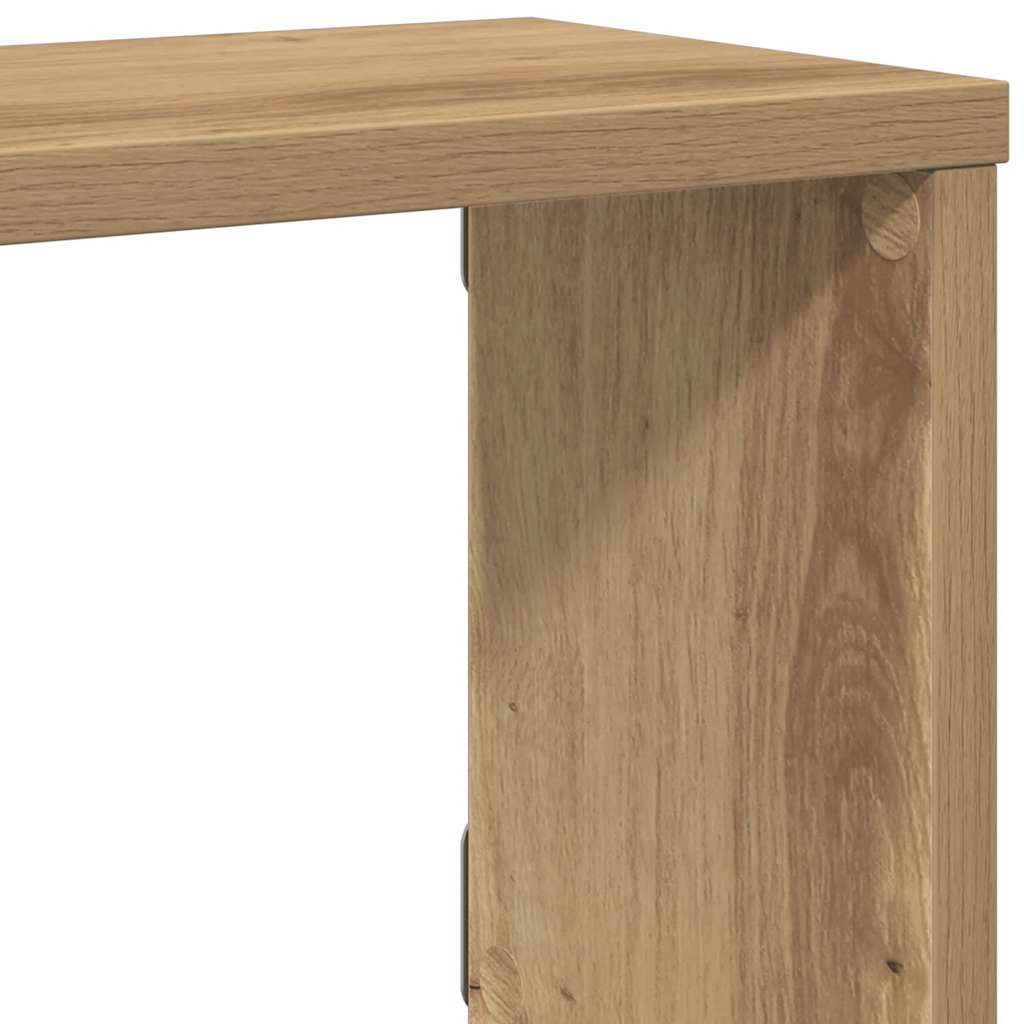 Wandregale 4 Stk. Artisan-Eiche 60x15x23 cm Holzwerkstoff