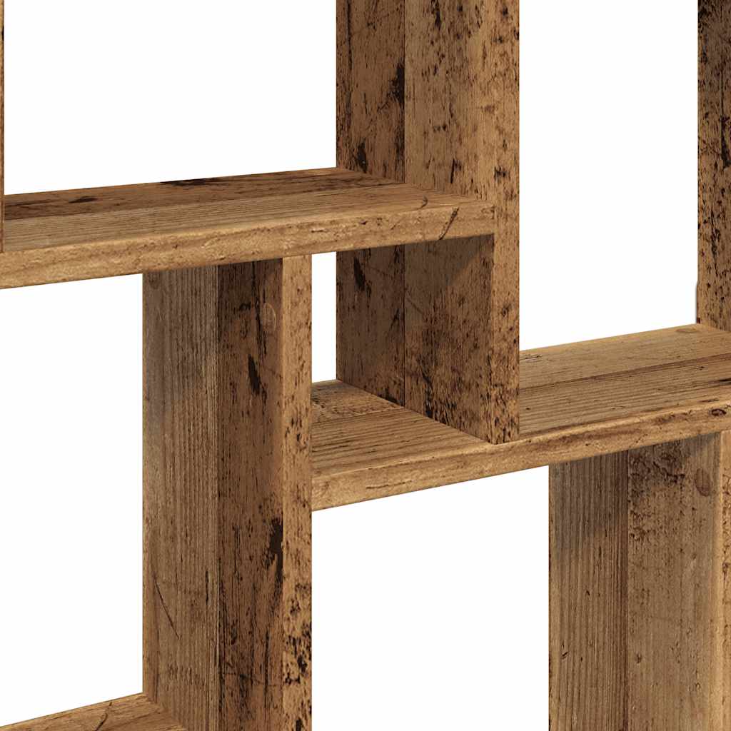 Würfelregal Altholz-Optik 90x15x119,5 cm Holzwerkstoff