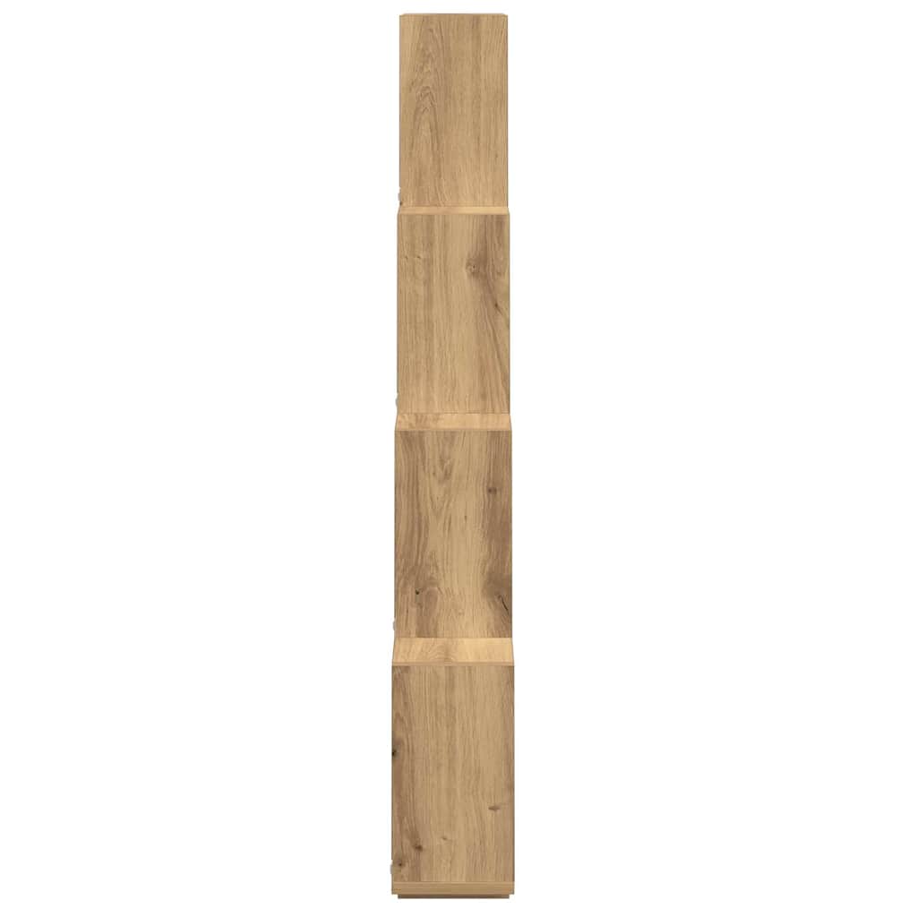 Würfelregal Artisan-Eiche 90x15x119,5 cm Holzwerkstoff