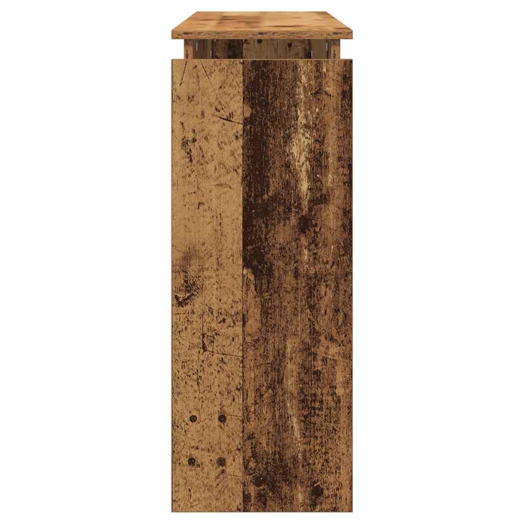 Konsolentisch Altholz-Optik 102x30x80 cm Holzwerkstoff