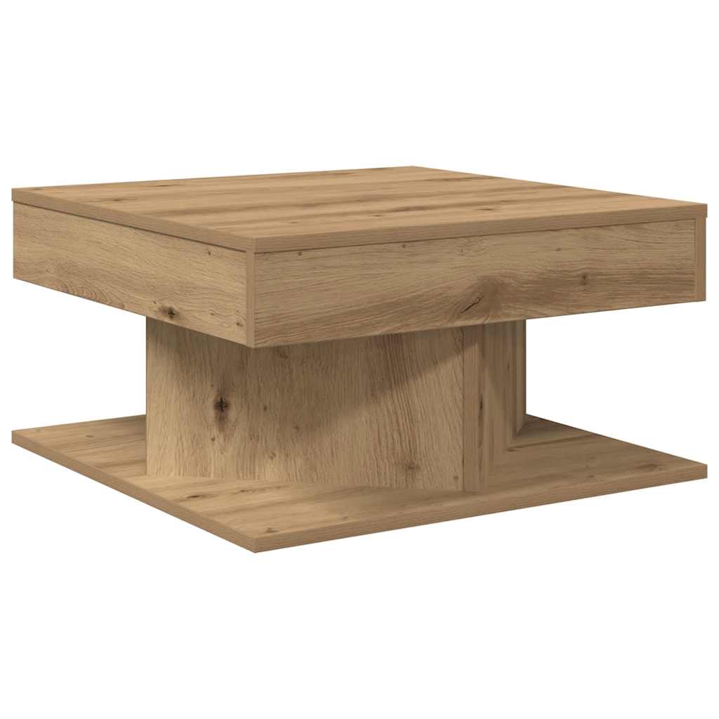 Couchtisch Artisan-Eiche 55x55x30 cm Holzwerkstoff