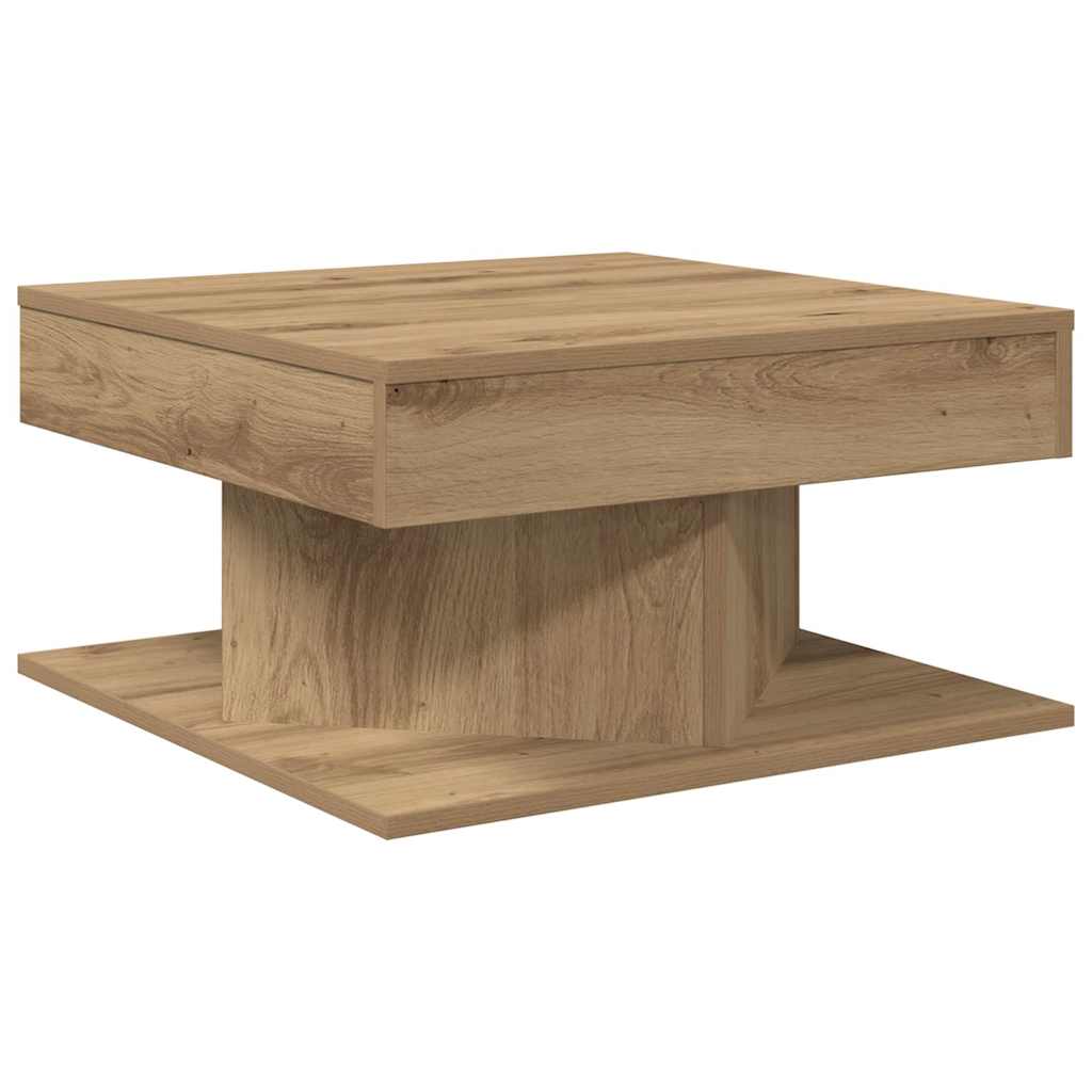 Couchtisch Artisan-Eiche 55x55x30 cm Holzwerkstoff