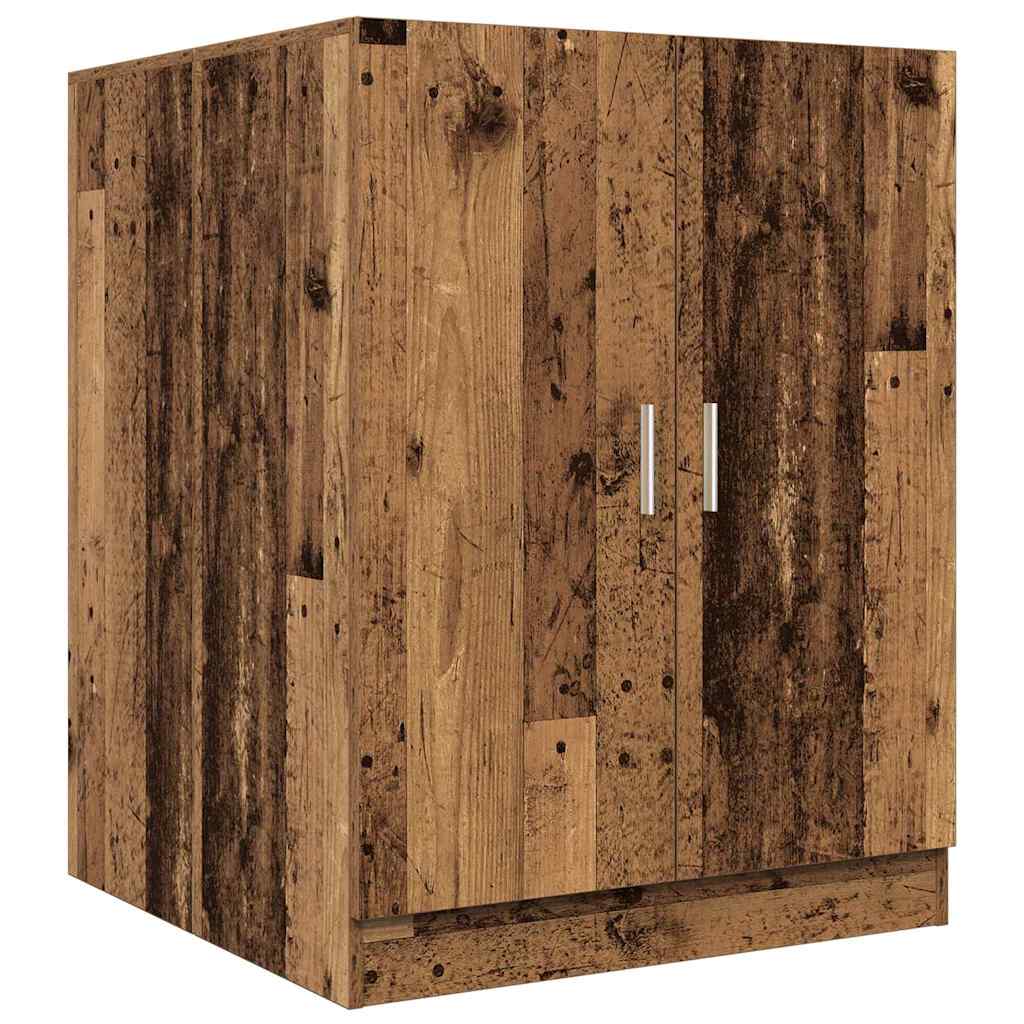 Waschmaschinenschrank Altholz-Optik 70,5x71,5x91,5 cm