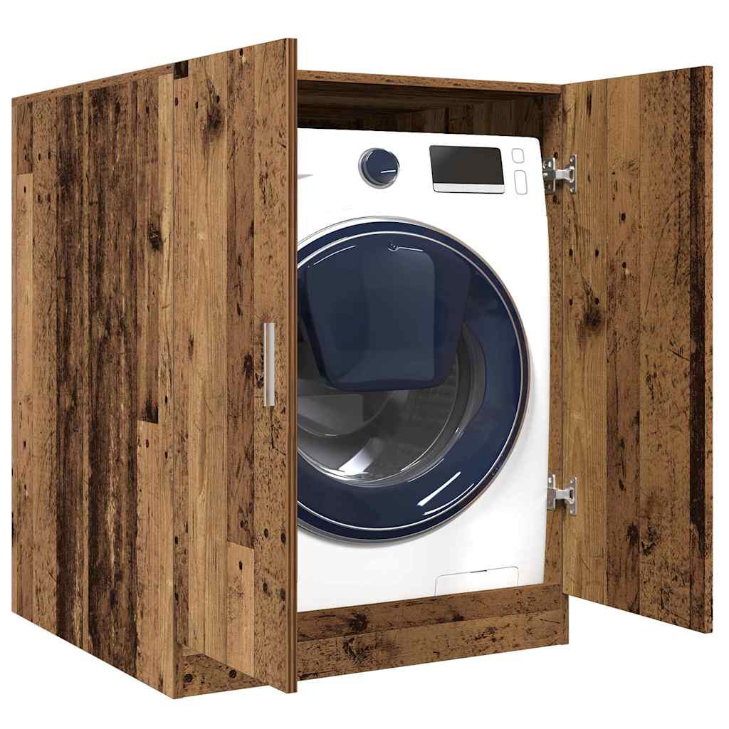 Waschmaschinenschrank Altholz-Optik 70,5x71,5x91,5 cm