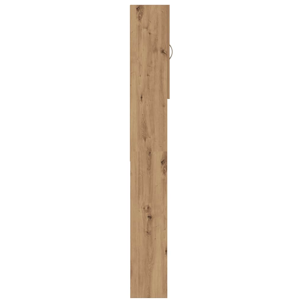 Waschmaschinenschrank Artisan-Eiche 64x25,5x190 cm