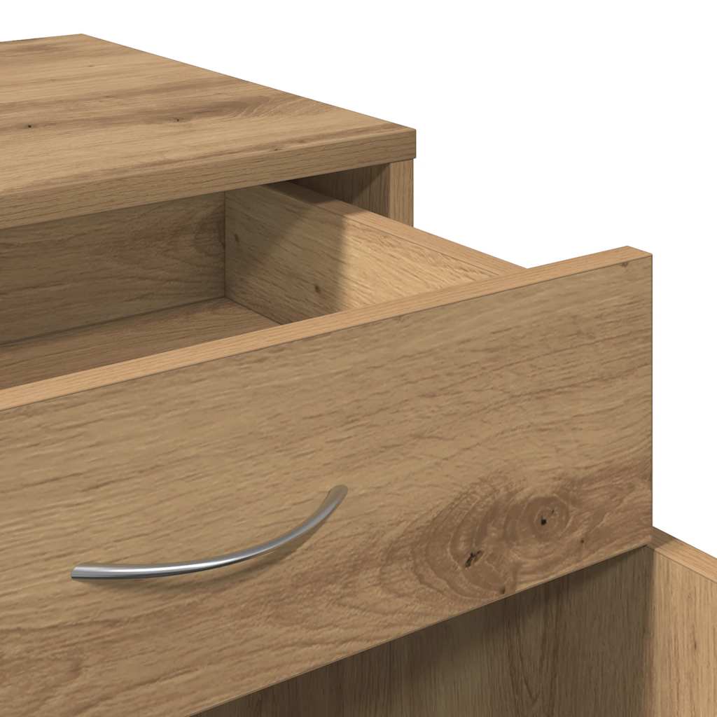 Rollcontainer Artisan-Eiche 45x38x54 cm Holzwerkstoff