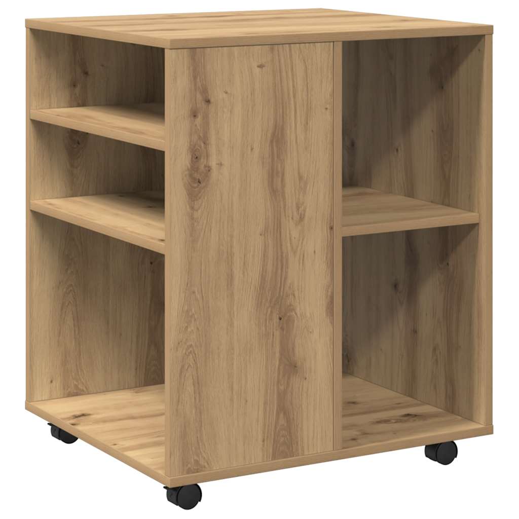 Rollschrank Artisan-Eiche 60x53x72 cm Holzwerkstoff