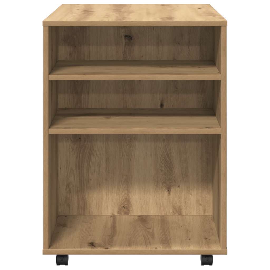 Rollschrank Artisan-Eiche 60x53x72 cm Holzwerkstoff