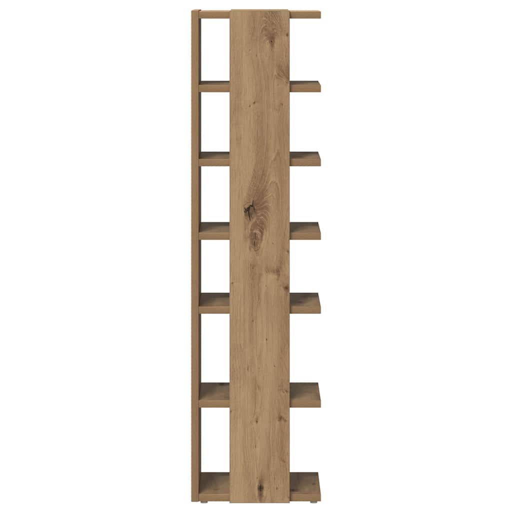 Schuhschrank Artisan-Eiche 28x27x102 cm Holzwerkstoff