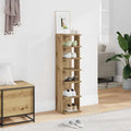 Schuhschrank Artisan-Eiche 28x27x102 cm Holzwerkstoff