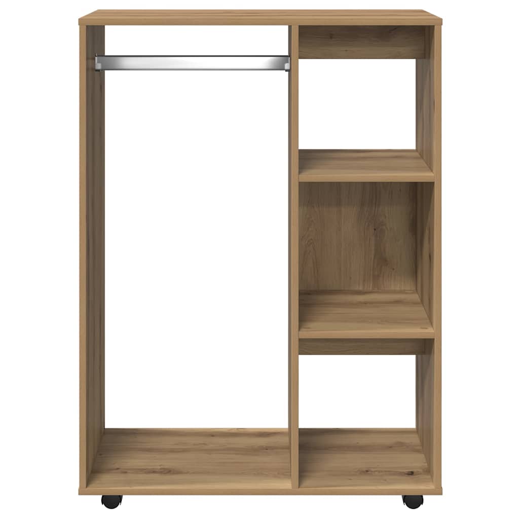 Kleiderständer Artisan-Eiche 80x40x110 cm Holzwerkstoff