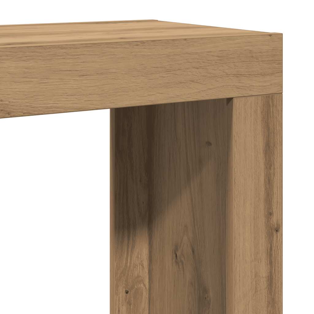 Satztische 3 Stk. Artisan-Eiche Holzwerkstoff