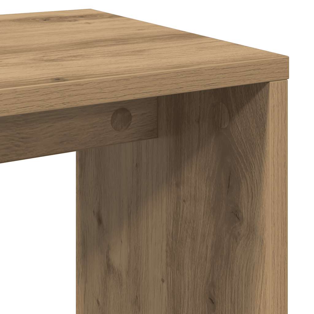 Satztische 3 Stk. Artisan-Eiche Holzwerkstoff