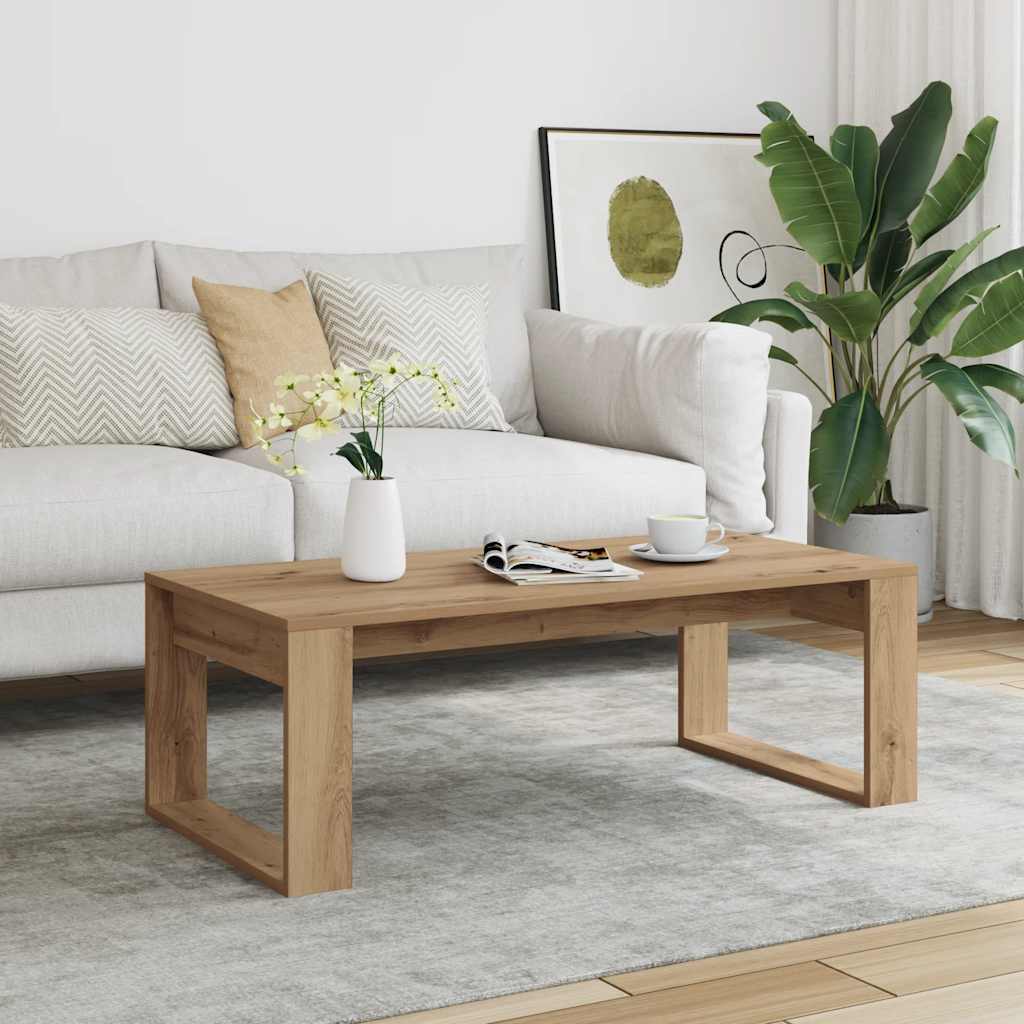 Couchtisch Artisan-Eiche 102x50x35 cm Holzwerkstoff