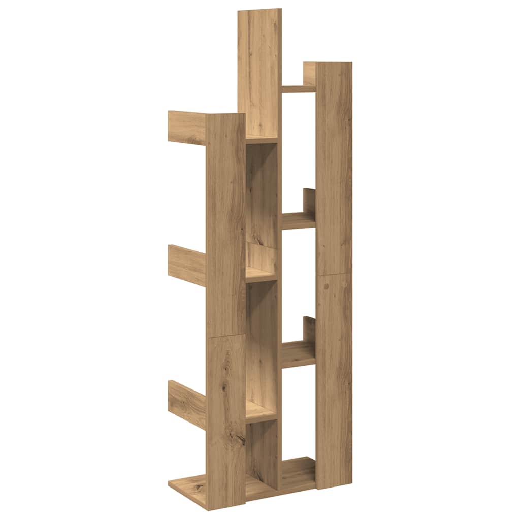 Bücherregal Artisan-Eiche 48x25,5x140 cm Holzwerkstoff