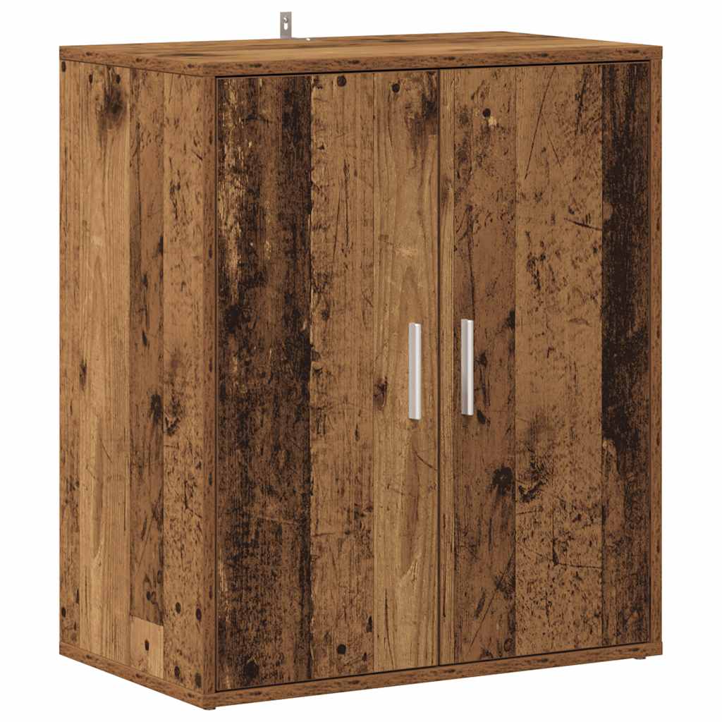 Schuhregal Altholz-Optik 60x35x70 cm Holzwerkstoff
