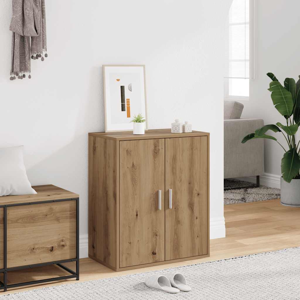 Schuhregal Artisan-Eiche 60x35x70 cm Holzwerkstoff