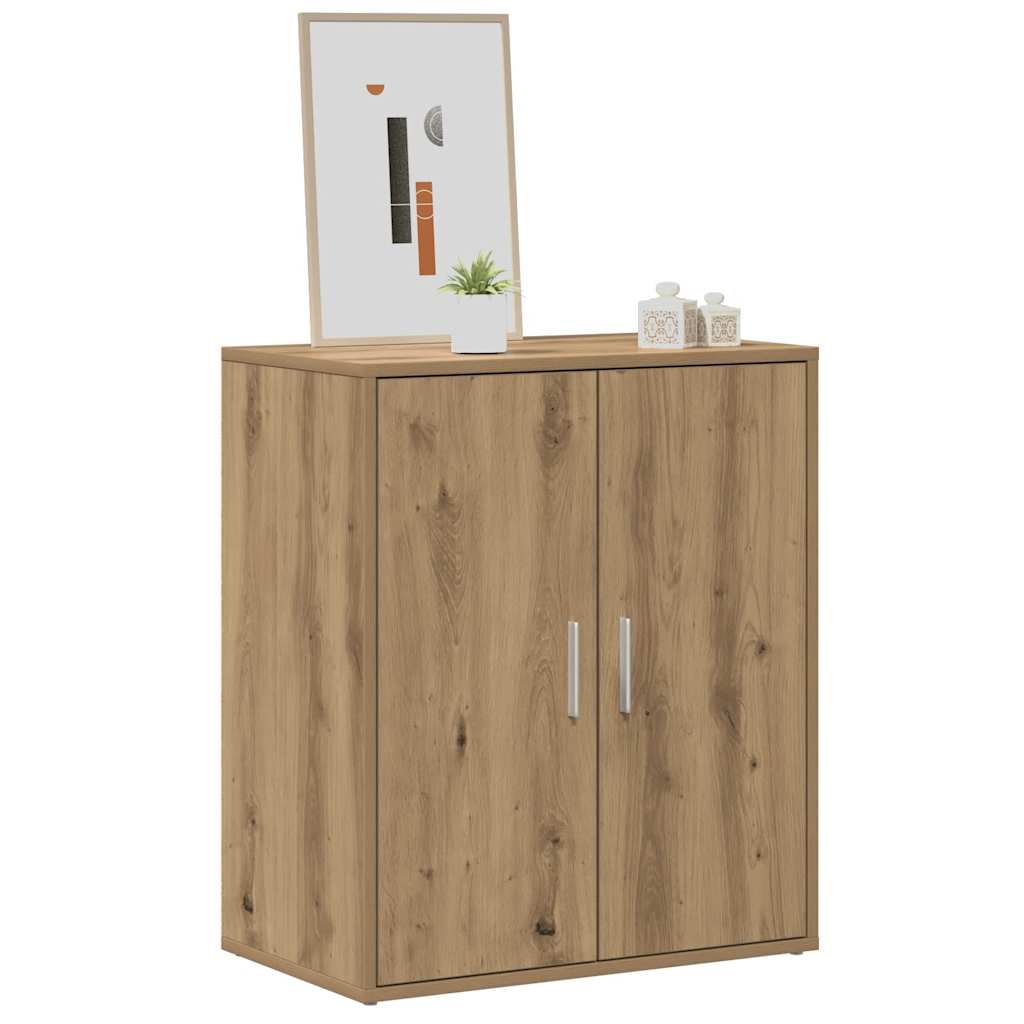 Schuhregal Artisan-Eiche 60x35x70 cm Holzwerkstoff