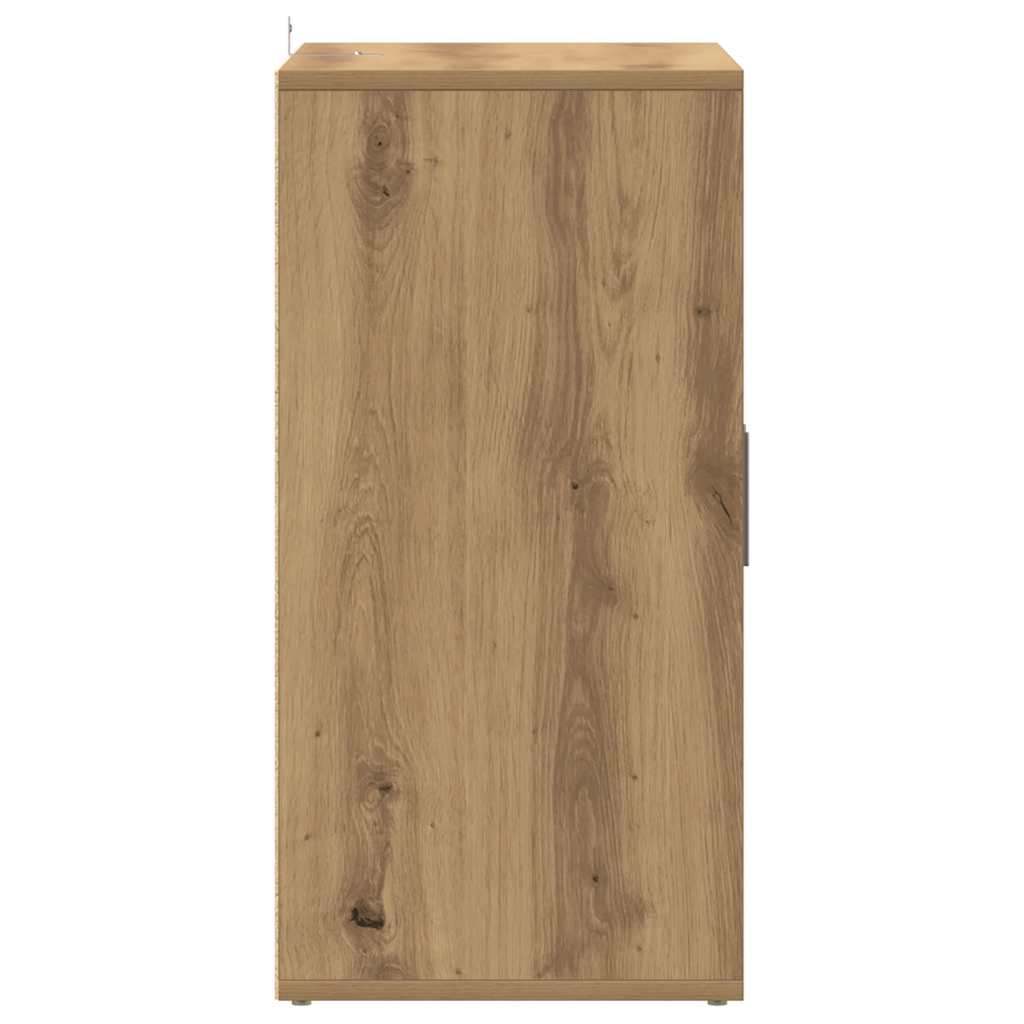 Schuhregal Artisan-Eiche 60x35x70 cm Holzwerkstoff