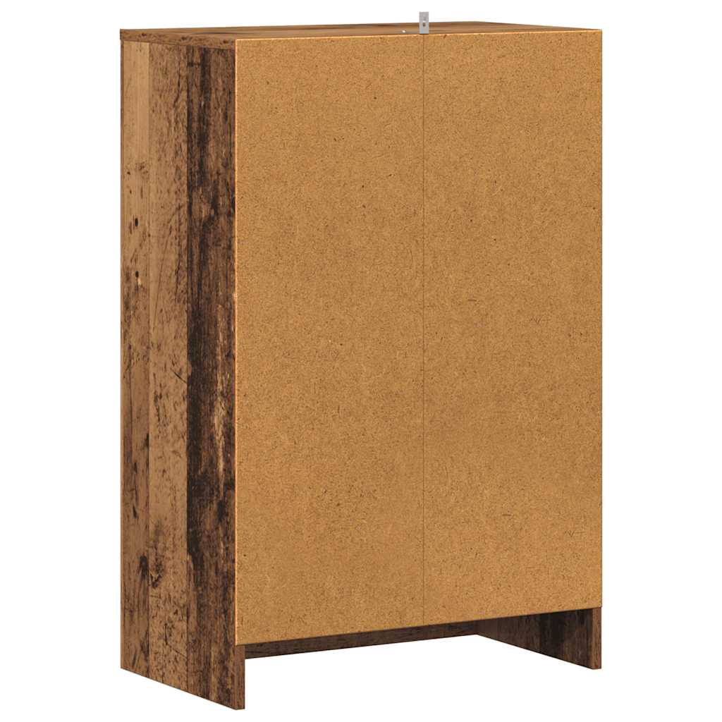 Schuhschrank Altholz-Optik 60x35x92 cm Holzwerkstoff