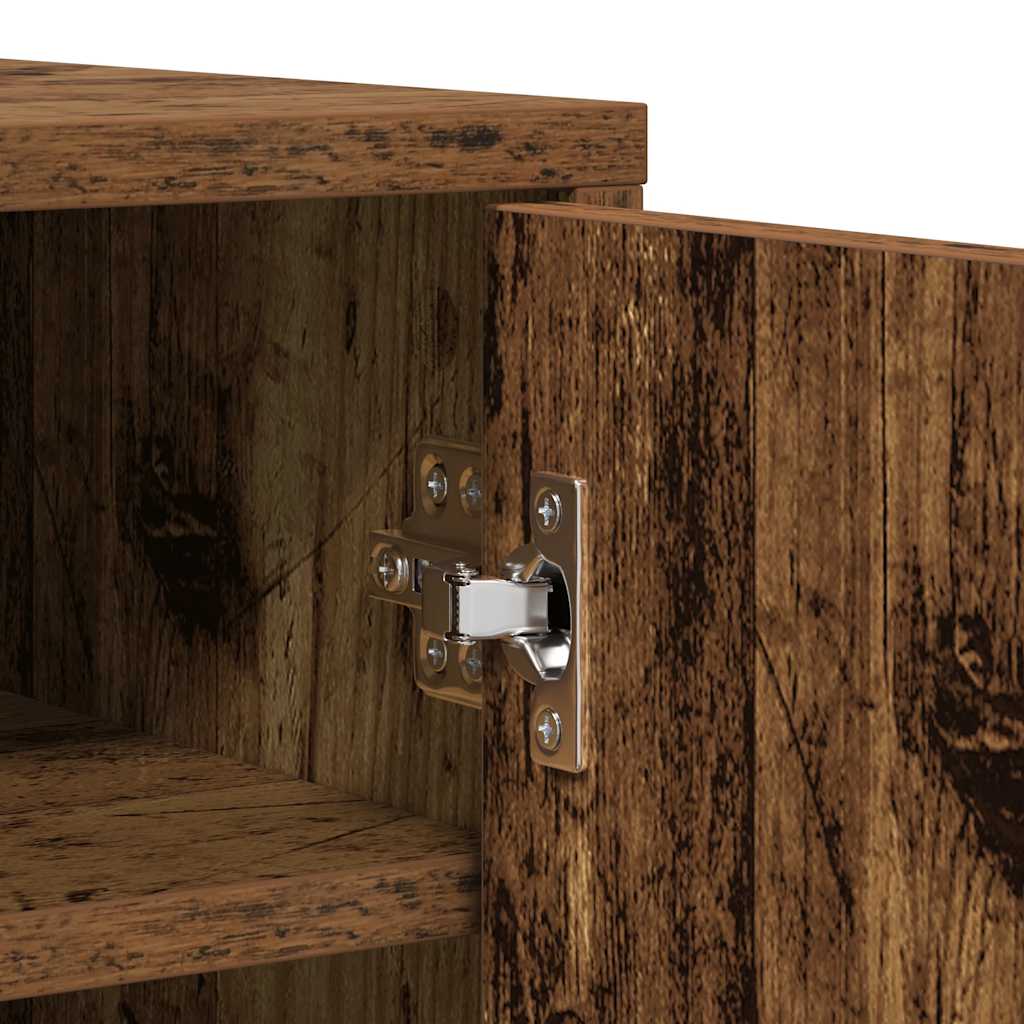 Schuhschrank Altholz-Optik 60x35x92 cm Holzwerkstoff