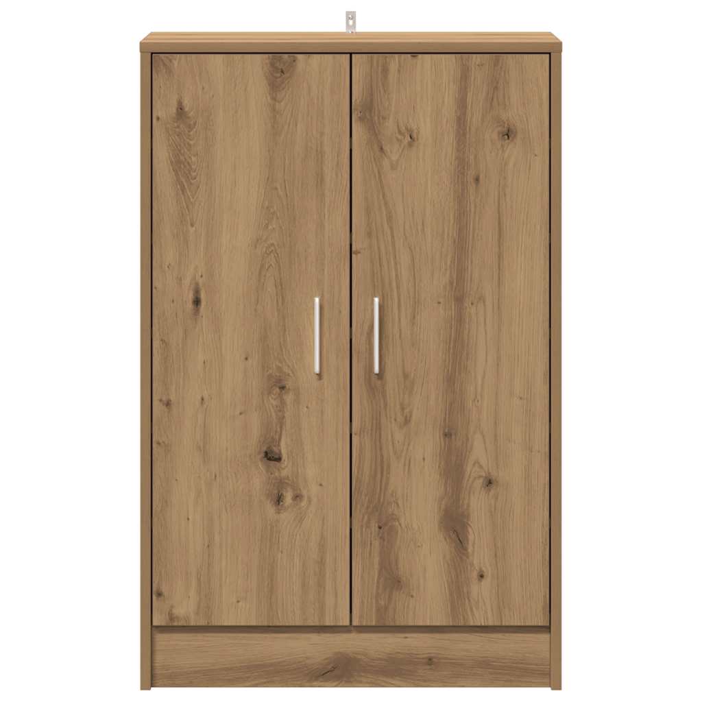 Schuhschrank Artisan-Eiche 60x35x92 cm Holzwerkstoff