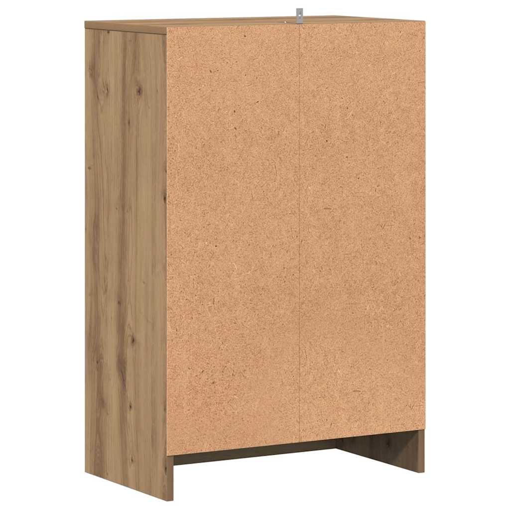 Schuhschrank Artisan-Eiche 60x35x92 cm Holzwerkstoff