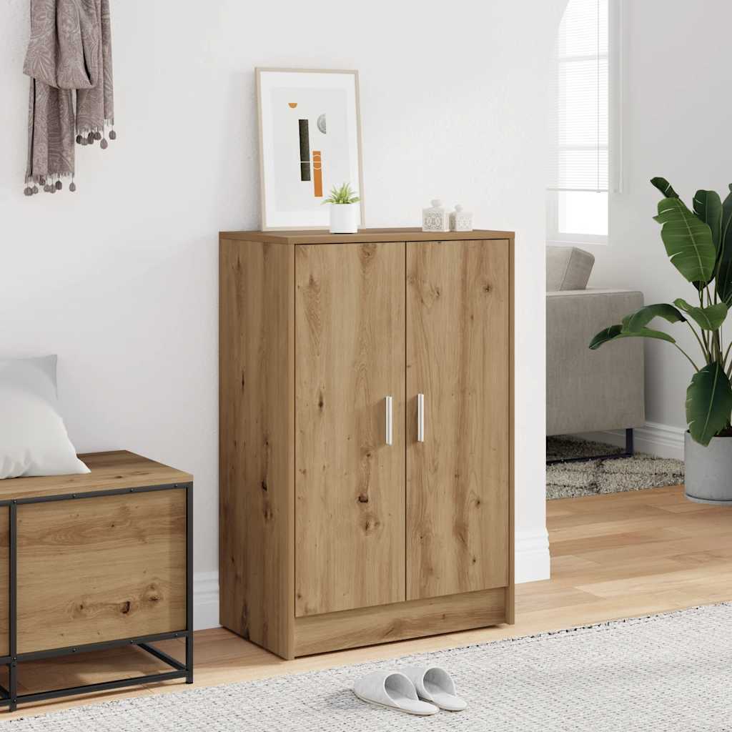 Schuhschrank Artisan-Eiche 60x35x92 cm Holzwerkstoff