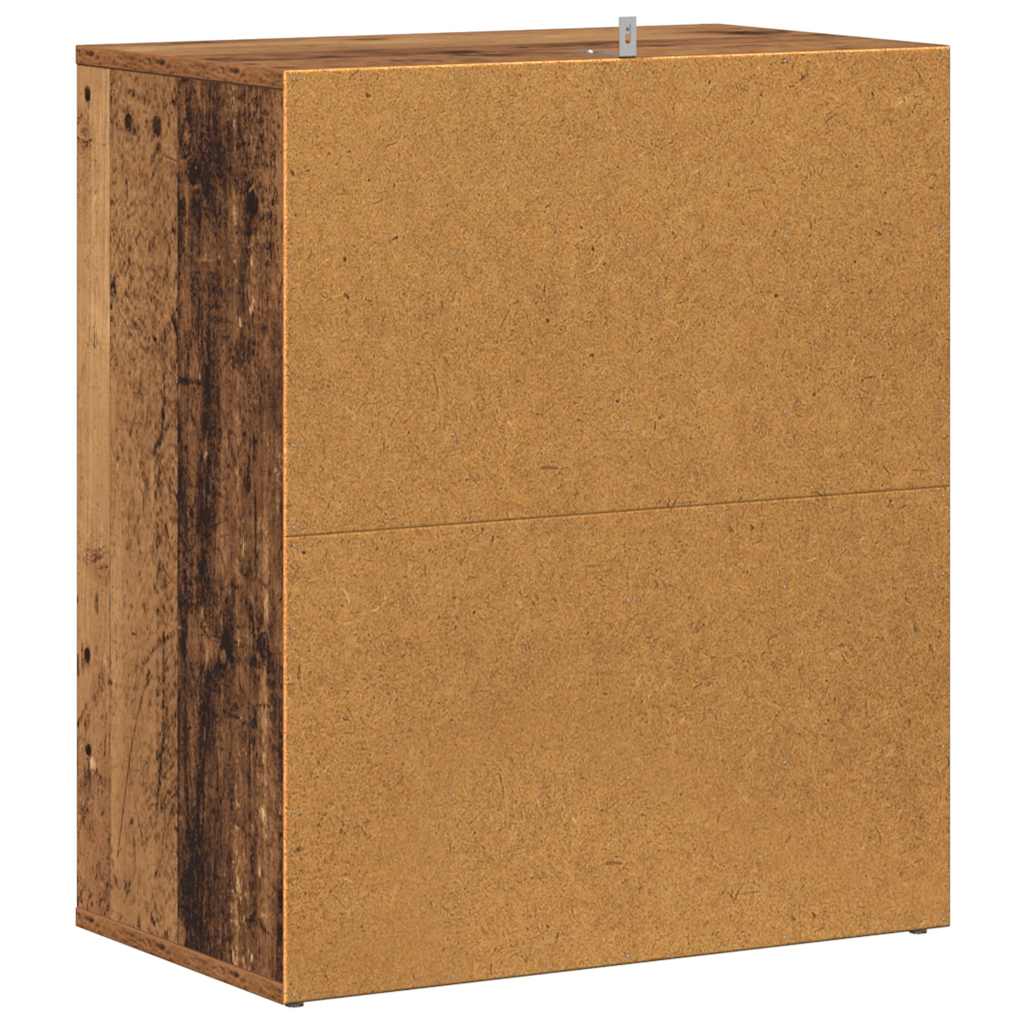 Schuhregal Altholz-Optik 60x35x70 cm Holzwerkstoff
