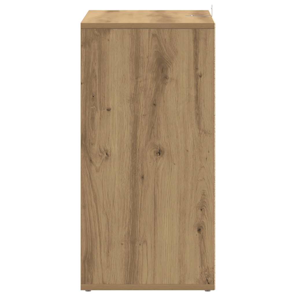 Schuhregal Artisan-Eiche 60x35x70 cm Holzwerkstoff