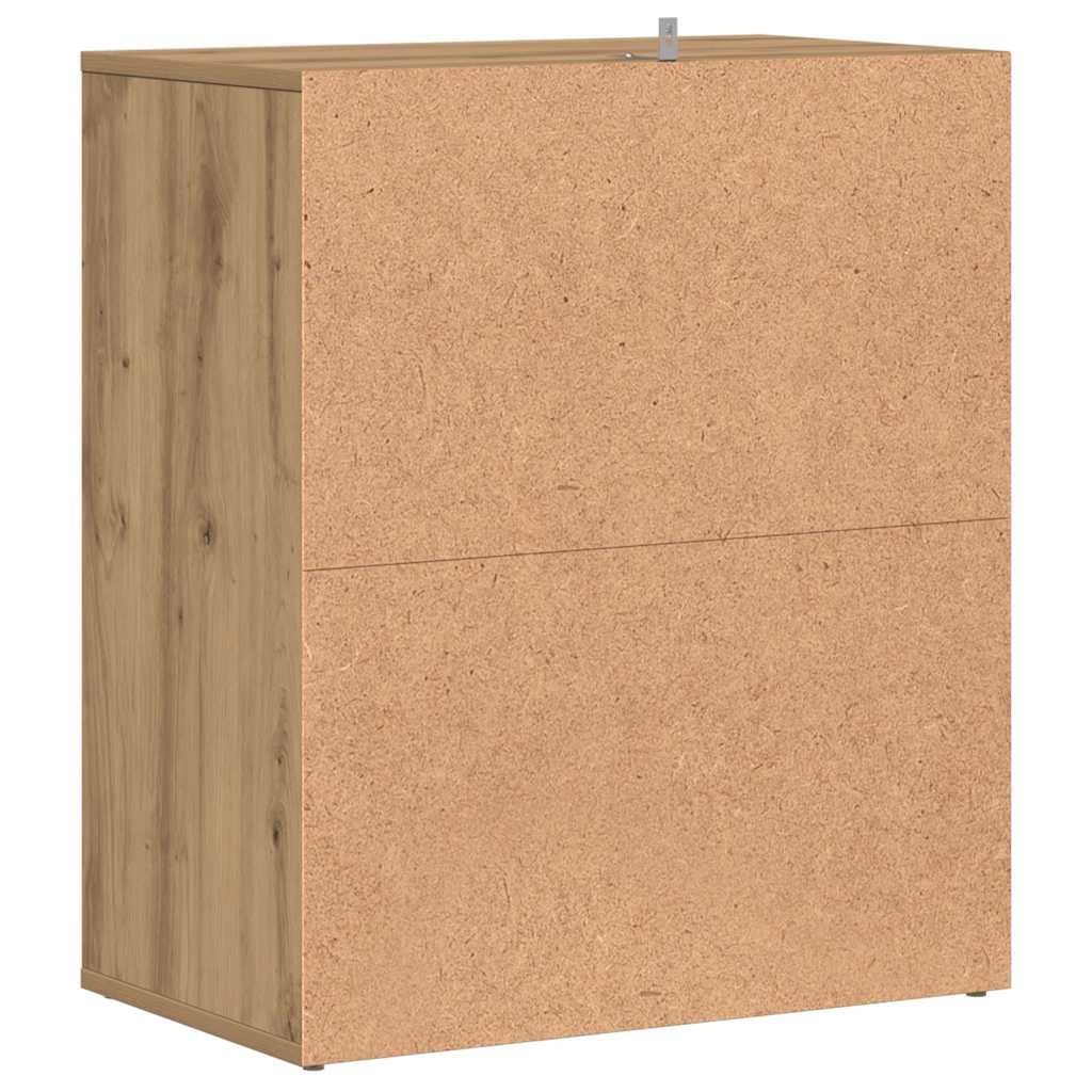 Schuhregal Artisan-Eiche 60x35x70 cm Holzwerkstoff