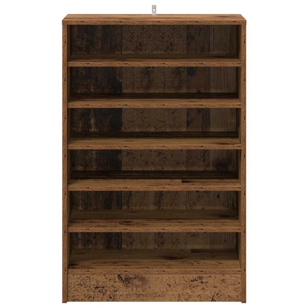Schuhschrank Altholz-Optik 60x35x92 cm Holzwerkstoff