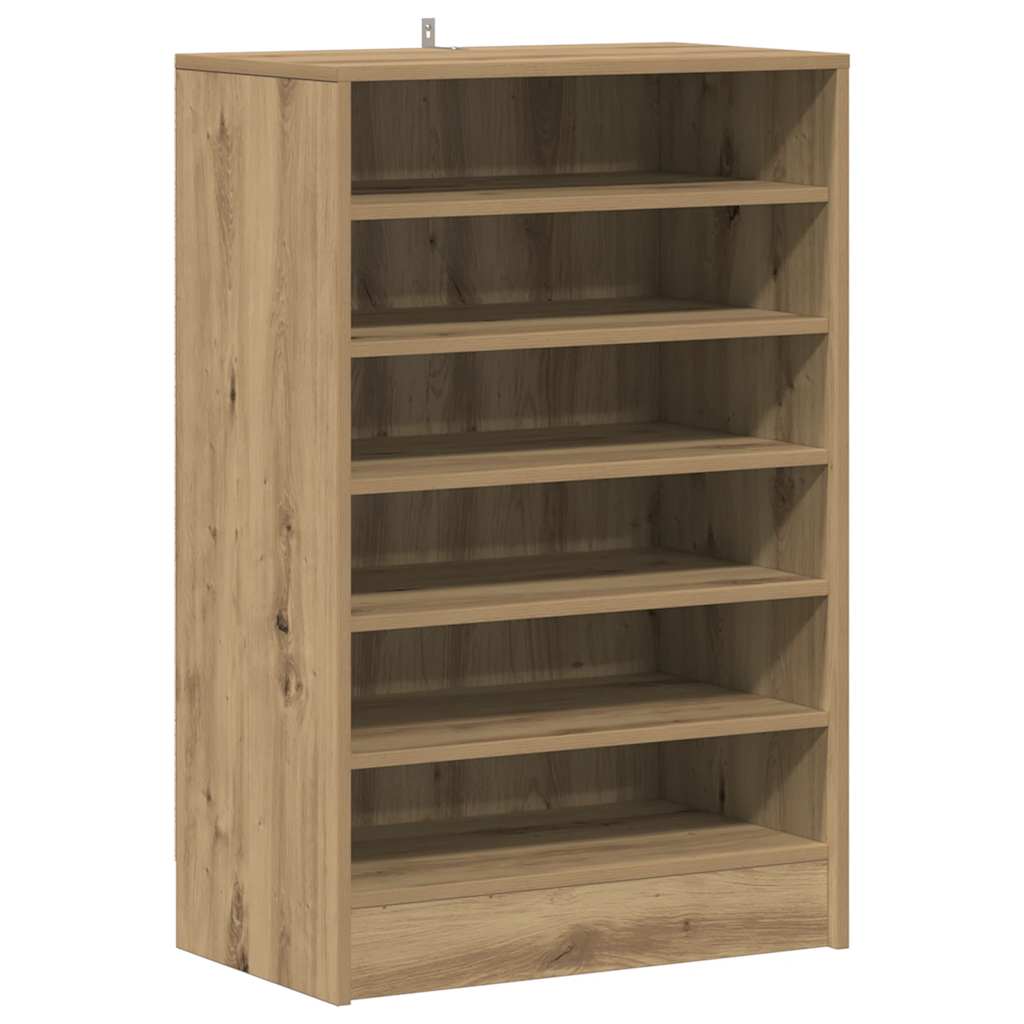 Schuhschrank Artisan-Eiche 60x35x92 cm Holzwerkstoff