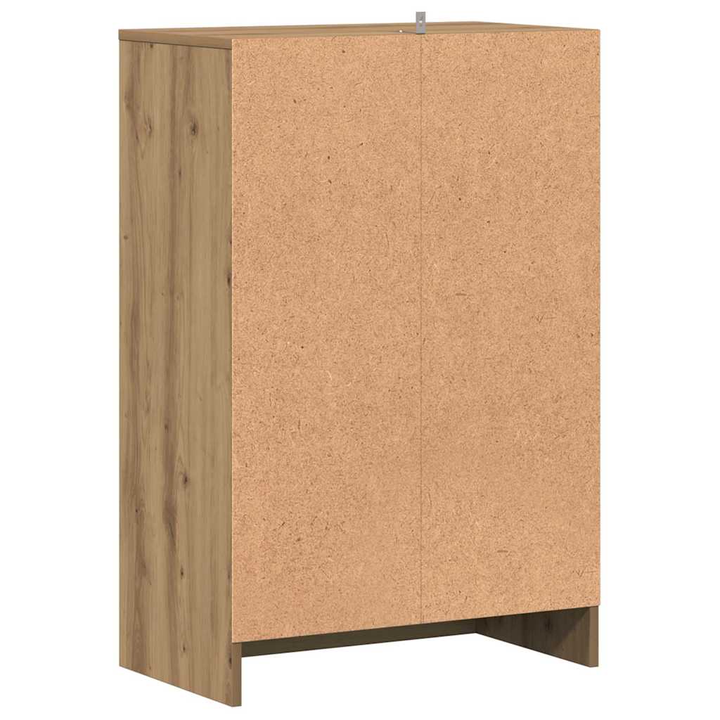 Schuhschrank Artisan-Eiche 60x35x92 cm Holzwerkstoff