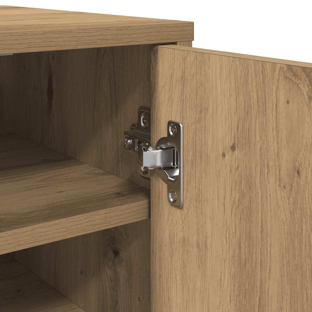 Schuhschrank Altholz-Optik 32x35x92 cm Holzwerkstoff