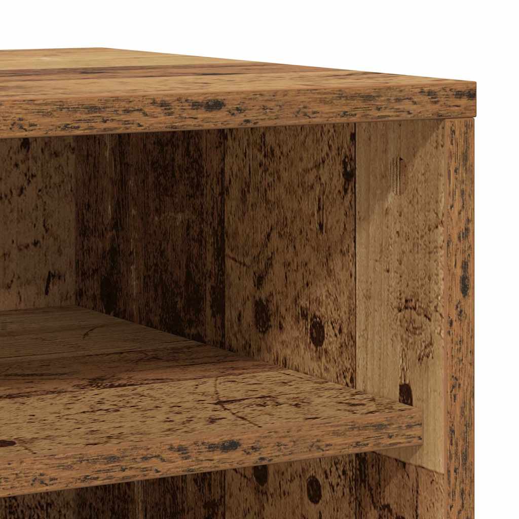 Schuhschrank Altholz-Optik 32x35x70 cm Holzwerkstoff