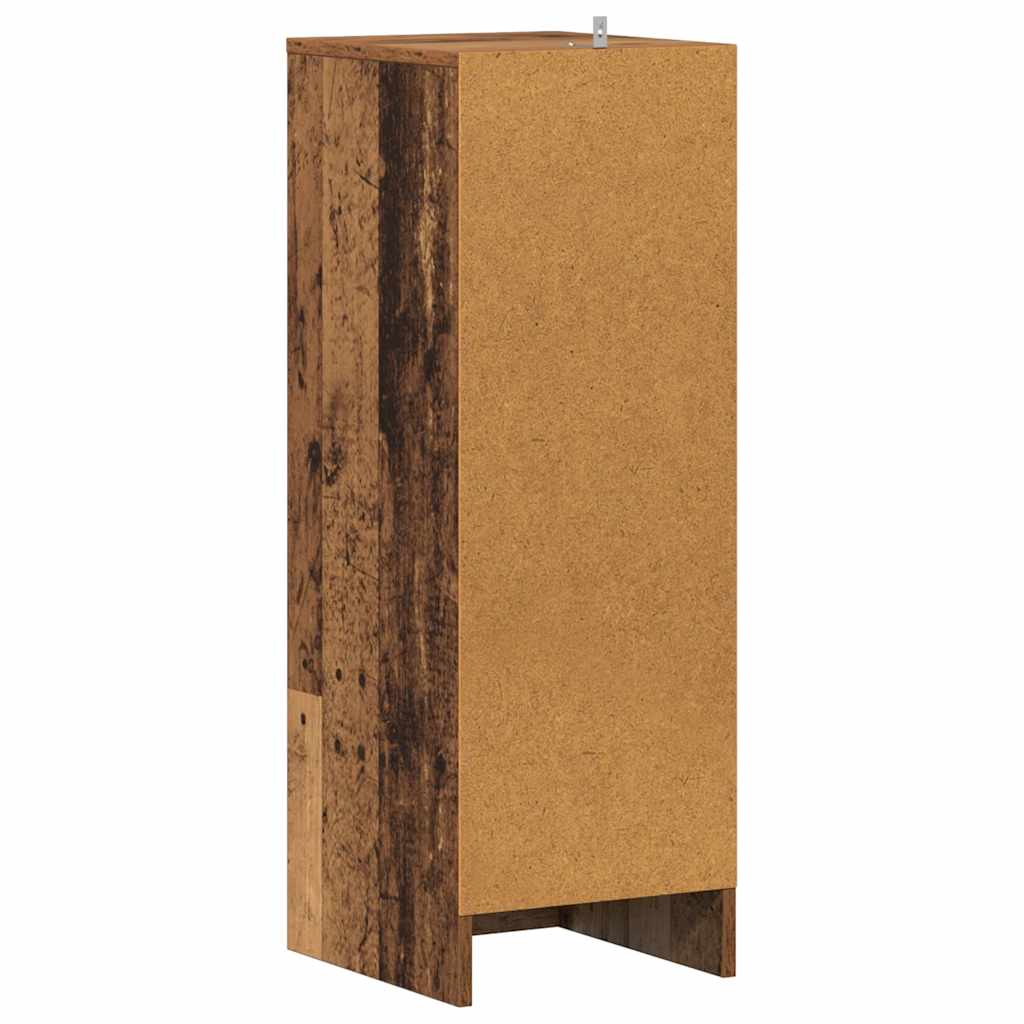 Schuhschrank Altholz-Optik 32x35x92 cm Holzwerkstoff