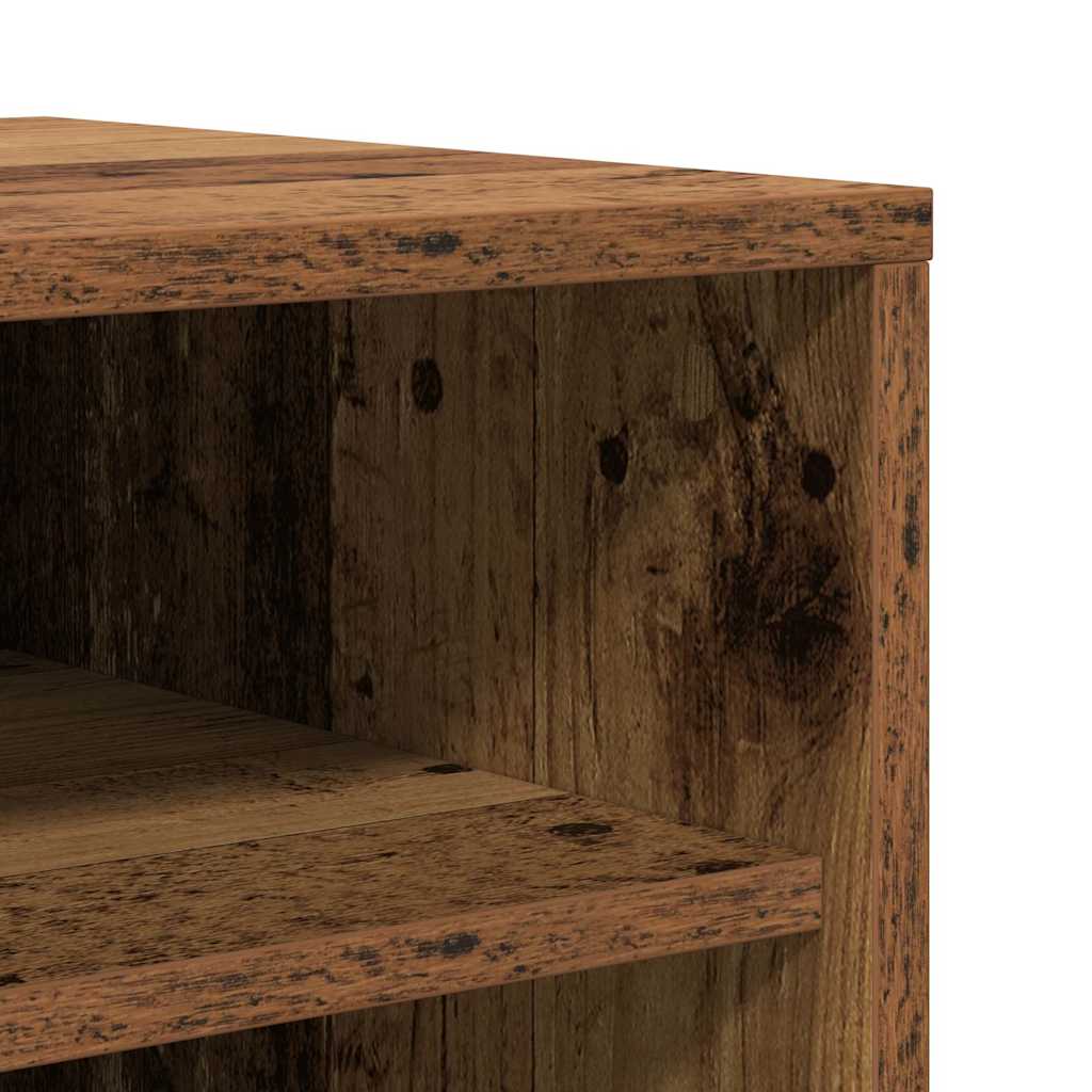 Schuhschrank Altholz-Optik 32x35x92 cm Holzwerkstoff