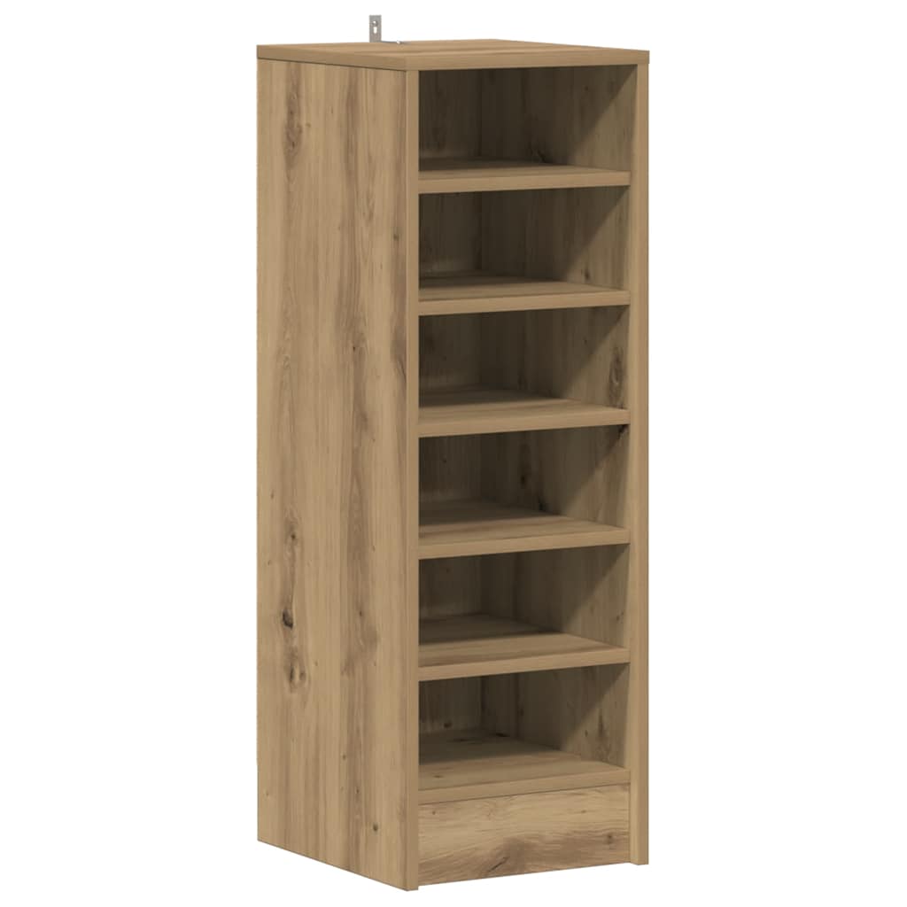 Schuhschrank Artisan-Eiche 32x35x92 cm Holzwerkstoff