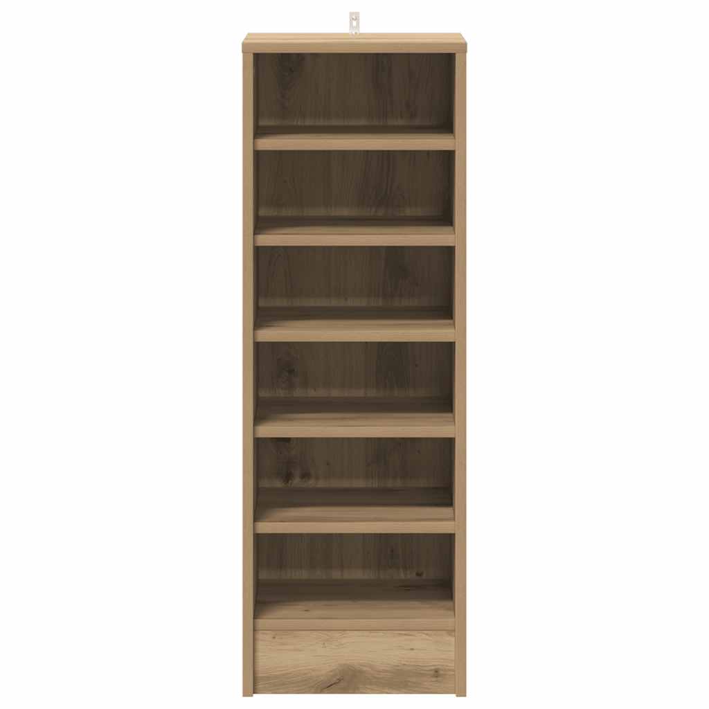 Schuhschrank Artisan-Eiche 32x35x92 cm Holzwerkstoff