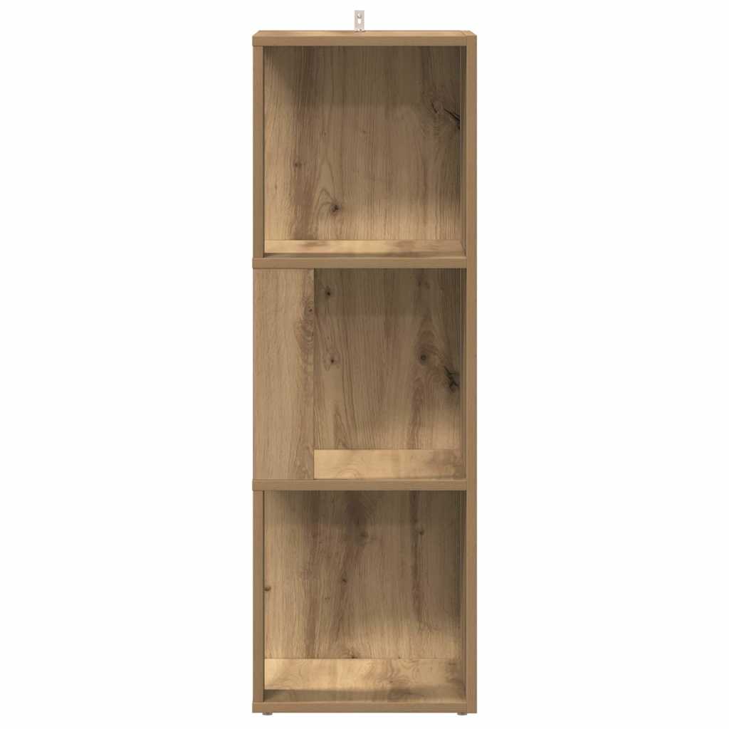 Eckregal Artisan-Eiche 33x33x100 cm Holzwerkstoff
