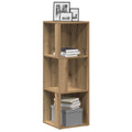 Eckregal Artisan-Eiche 33x33x100 cm Holzwerkstoff