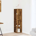 Eckregal Altholz-Optik 33x33x132 cm Holzwerkstoff