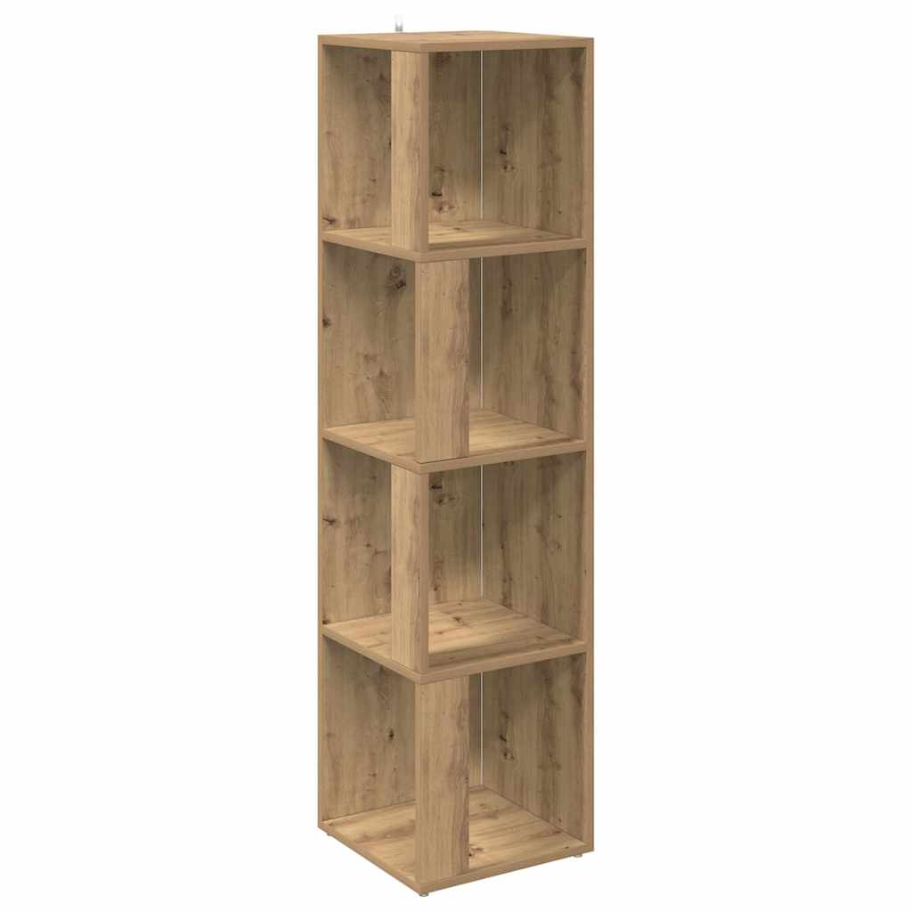 Eckregal Artisan-Eiche 33x33x132 cm Holzwerkstoff