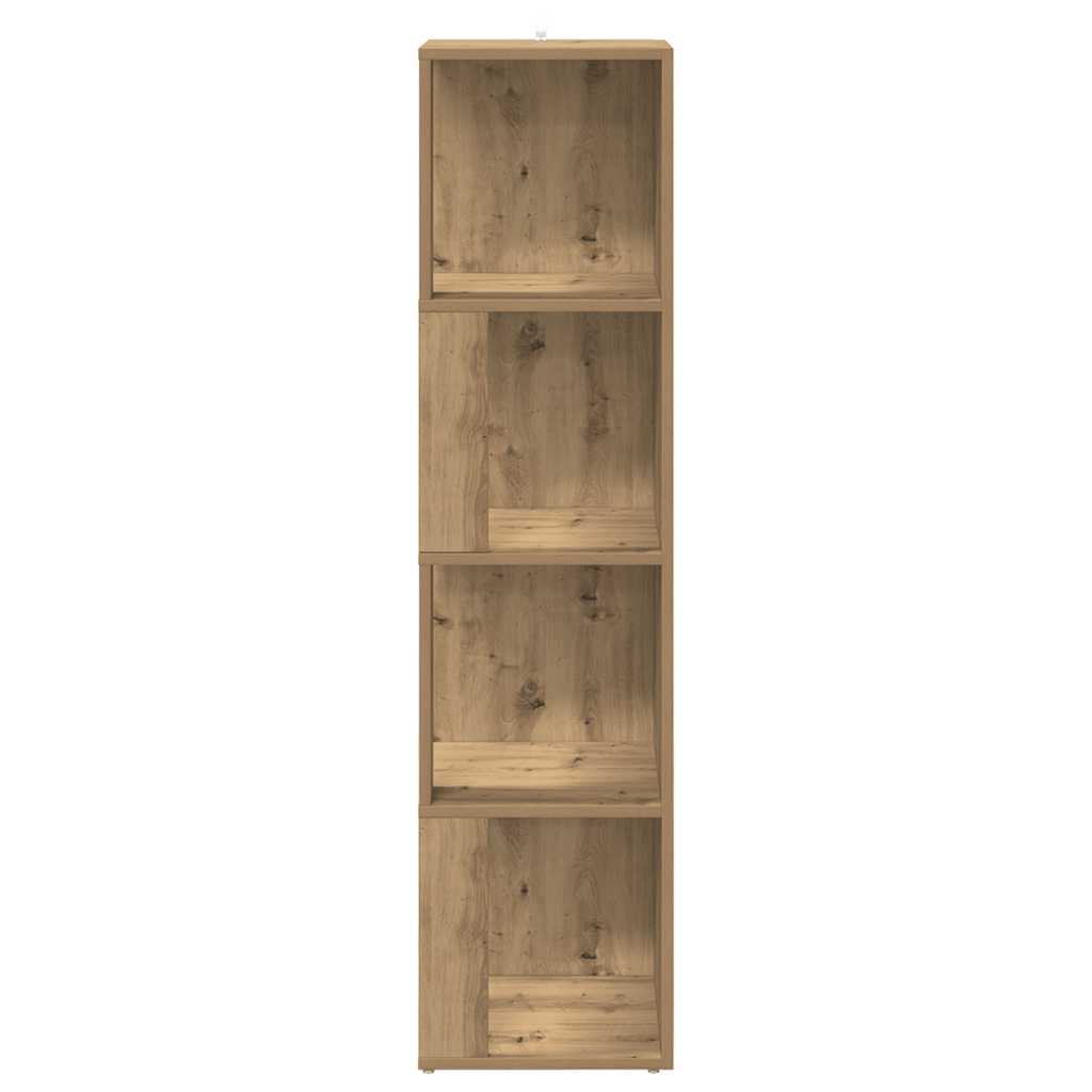 Eckregal Artisan-Eiche 33x33x132 cm Holzwerkstoff