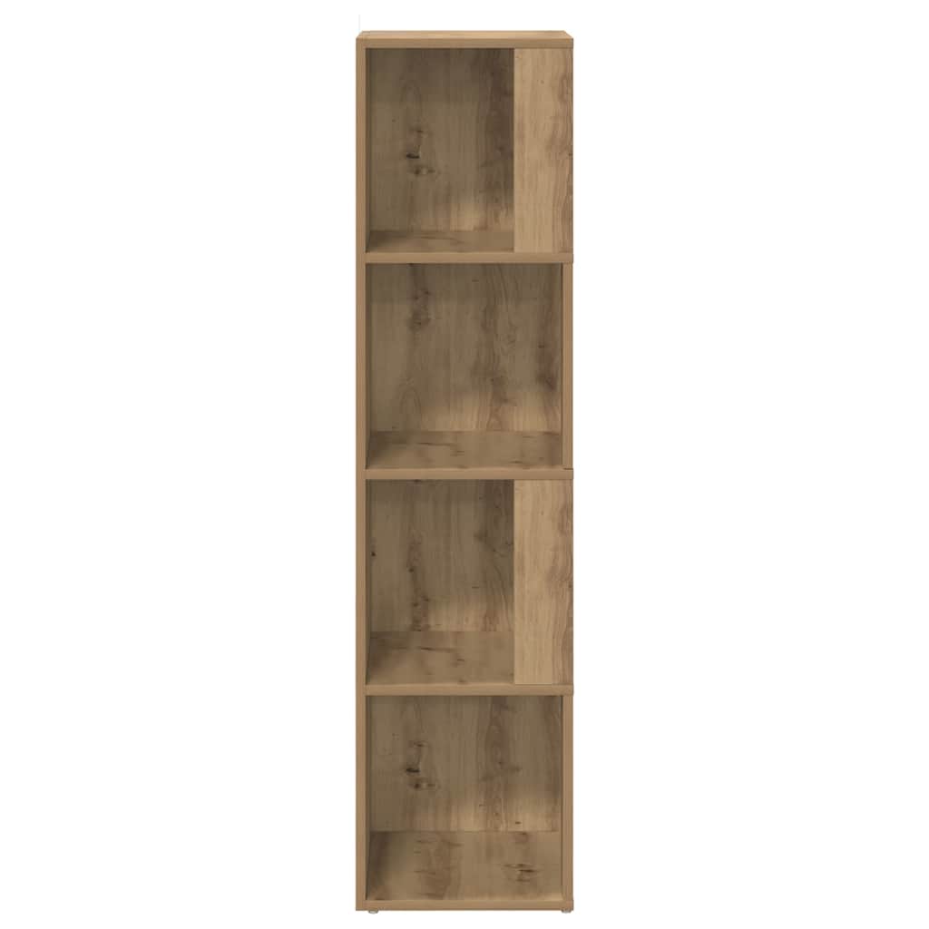 Eckregal Artisan-Eiche 33x33x132 cm Holzwerkstoff