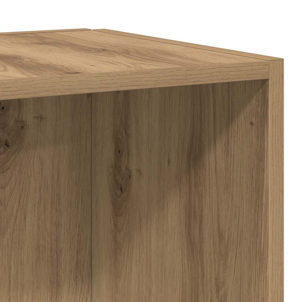 Eckregal Artisan-Eiche 33x33x132 cm Holzwerkstoff