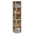 Eckregal Artisan-Eiche 33x33x165 cm Holzwerkstoff