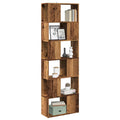 Bücherregal/Raumteiler Altholz-Optik 60x24x186 cm